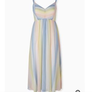 Pastel stripe torrid dress
